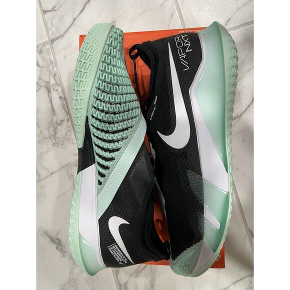 Nike Court React Vapor HC Black Mint Pickle Tennis Shoe CV0724-009 Men’s Sz 13 main image 7